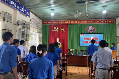 Đại hội chi đoàn trường THCS Nguyễn Trường Tộ nhiệm kỳ năm học 2022-2023