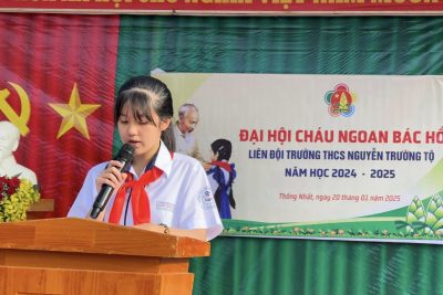 Đại hội cháu ngoan Bác Hồ cấp liên đội năm học 2024-2025