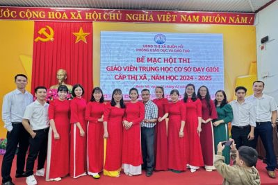 Hộ thi giáo viên dạy giỏi cấp thị xã năm học 2024-2025