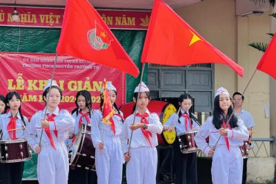 hình ảnh lễ khai giảng năm học