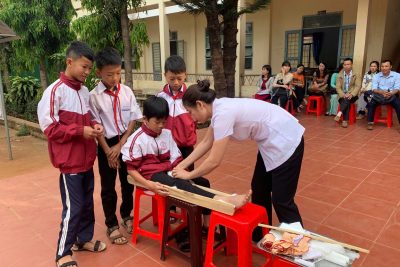 Hình ảnh hoạt động của y tế học đường